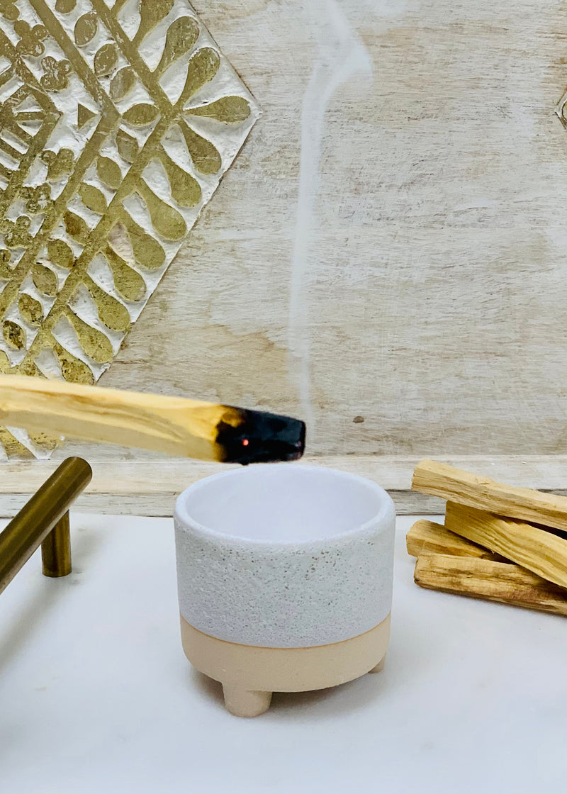 Rustic Ceramic  Palo Santo Holder