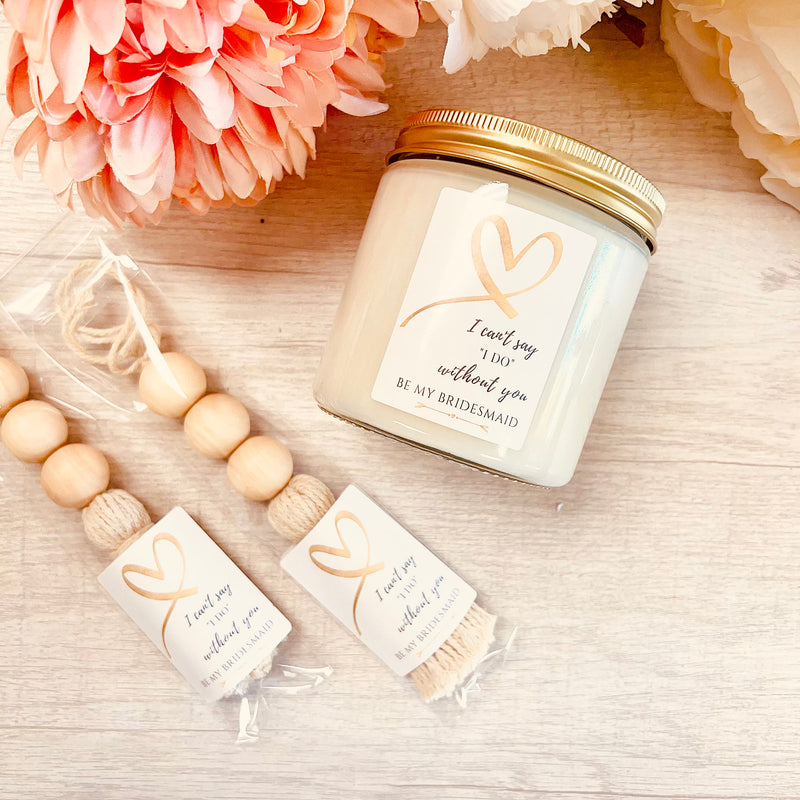 Be My Bridesmaid Candle Set of 6