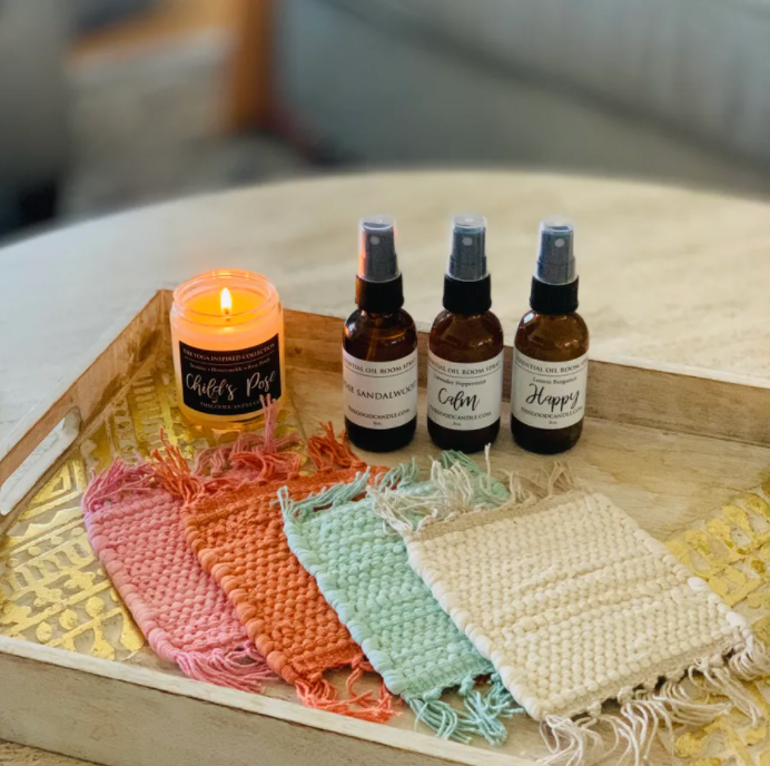 Boho Mini Rug Coasters